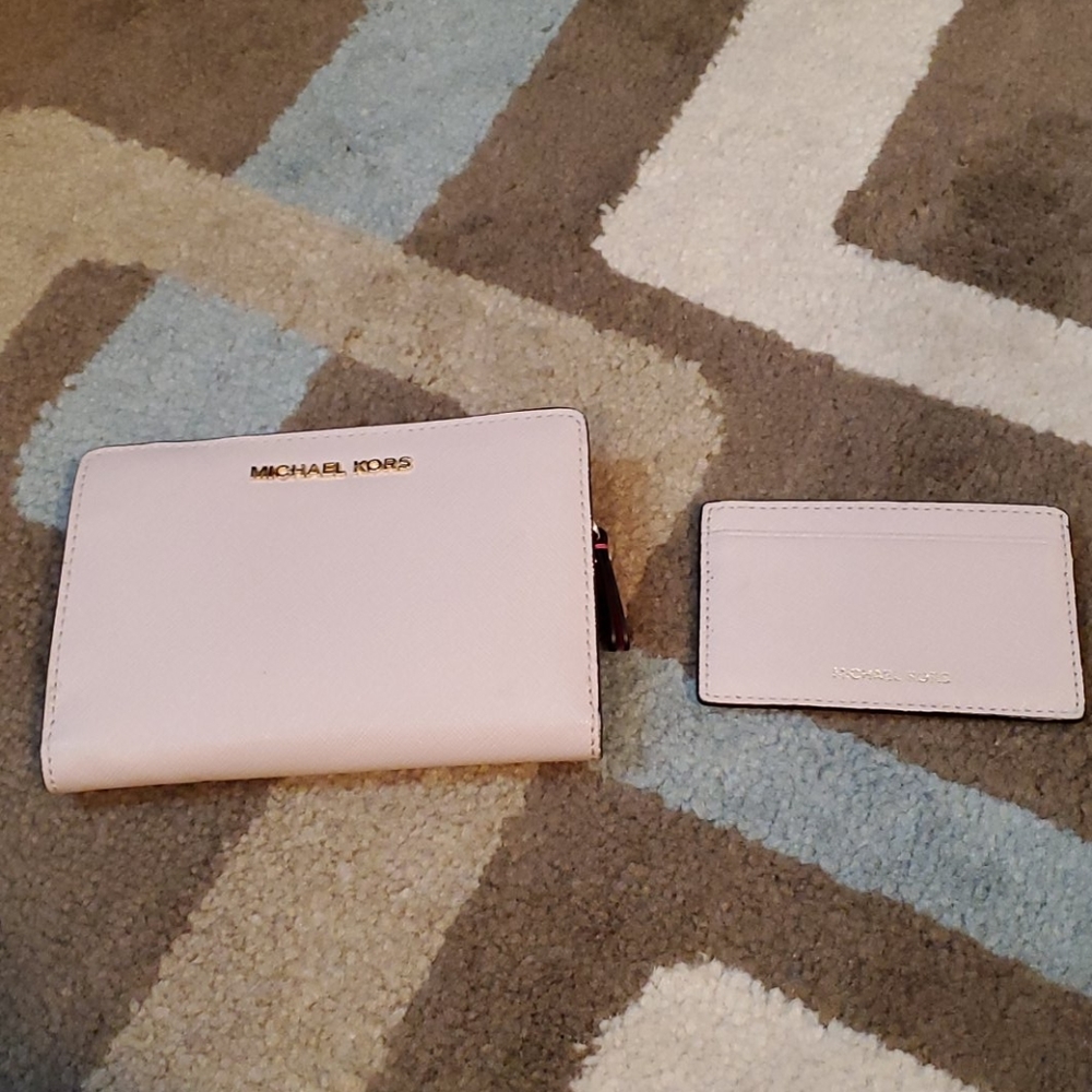 Michael kors wallet and card holder